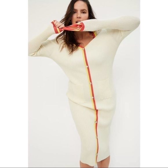 Anthropologie Current Air Perle Sweater Dress - Picture 1 of 4